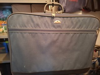 Maletín portatrajes Samsonite beige