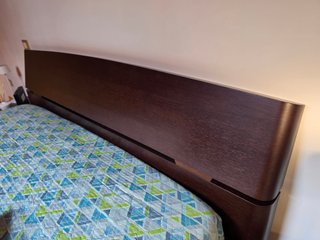 Letto matrimoniale in legno