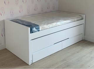 Cama nido 180x90 blanca