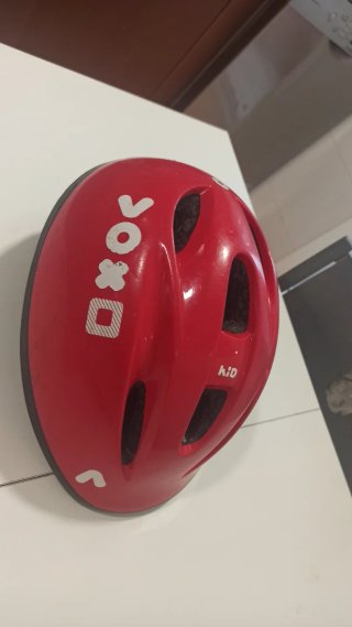 Casco de Bicicleta para Niño Rojo