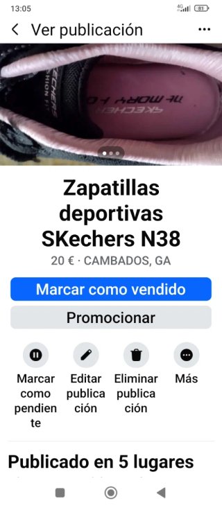 Zapatillas Deportivas Skechers Talla 38