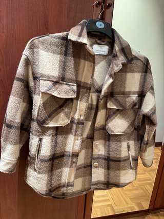 Chaqueta sobrecamisa cuadros