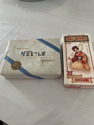 2 Scatole Antiche: Nestlé e Filo Giapponese
