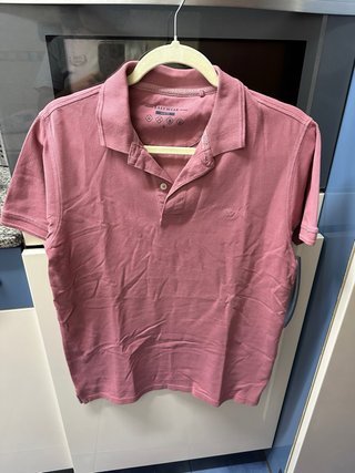 Camiseta Polo Easy Wear Rosa Talla S