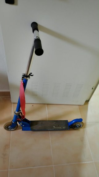 Monopatín Scooter Azul Plegable