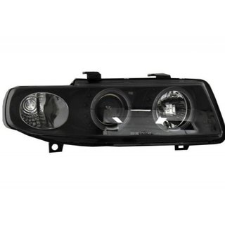 Faros delanteros Angel Eyes para Seat León 1M1 Bla
