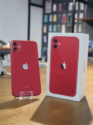 IPHONE 11 64GB ROJO 100% BATERÍA