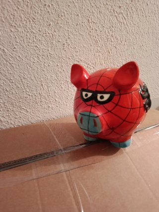 Porta Monete in Ceramica Design Supereroe