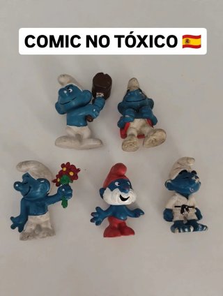 Set de 5 Figuras de los Pitufos