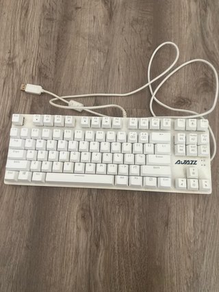 Teclado Mecánico Gamer Ajazz Blanco