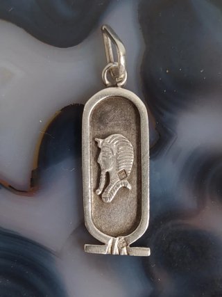 Colgante Vintage Egipcio en Plata de Ley