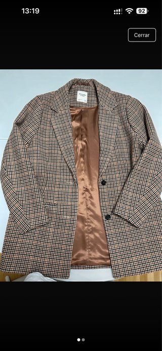 Abrigo Abercrombie de cuadros
