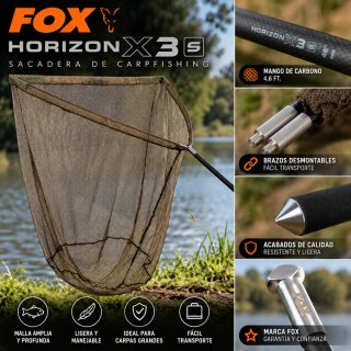 Sacadera Carpfishing Fox Horizon X3-S 42"
