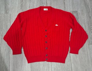 Jersey Cardigan Vintage Lacoste