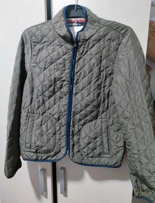 Chaqueta Acolchada Verde Oliva
