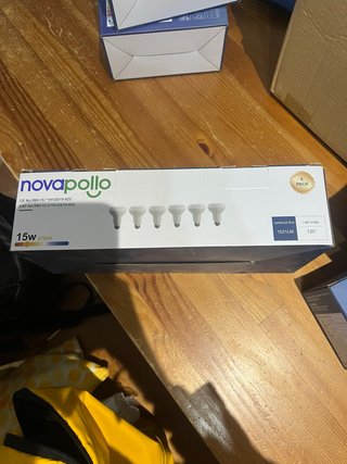 Pack 6 Bombillas LED novapollo 15W
