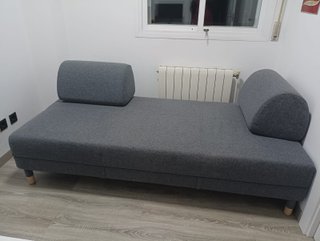 Sofá cama Flottebo Ikea 90x200cm Gris