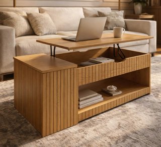 Mesa de centro elevable de madera A ESTRENAR!!!