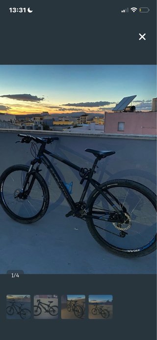 Bicicleta MTB Btwin Rockrider