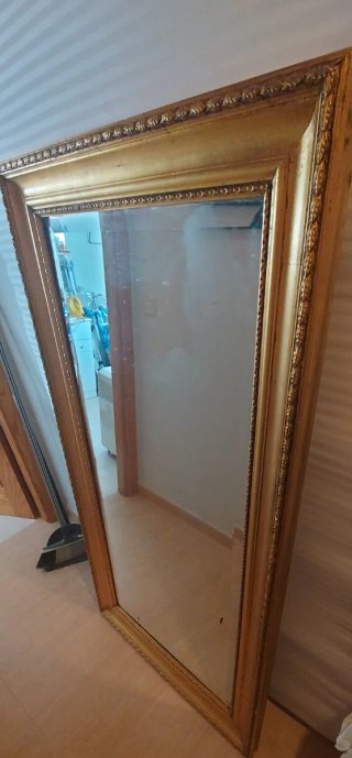 Espejo de Salón Rectangular Antiguo