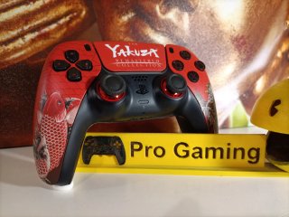 Mando PS5 DualSense Yakuza+Magnéticos TMR