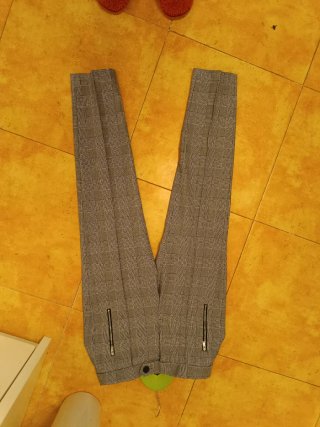 Pantalones de vestir de cuadros