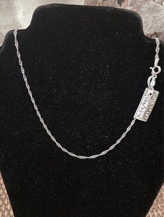 CADENA “SINGAPUR” PLATA DIAMANTADA*