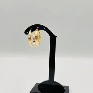 Pendientes Aro Tornillo 18K
