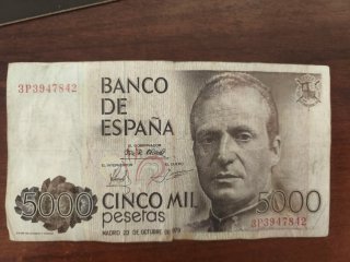 Lote de 3 billetes de pesetas de España