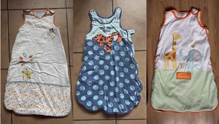 3 Sacos de Dormir invierno para Bebé (0-6 meses)