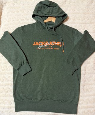 Sudadera Jack & Jones Verde Talla M