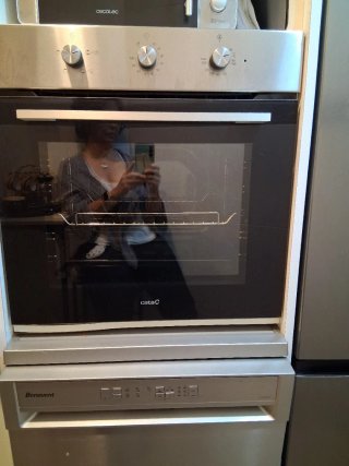 Horno Cata de acero inoxidable