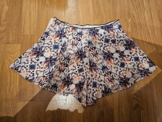 Falda pantalón estampada
