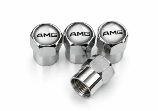 Tapas Válvulas AMG Cromadas para Mercedes