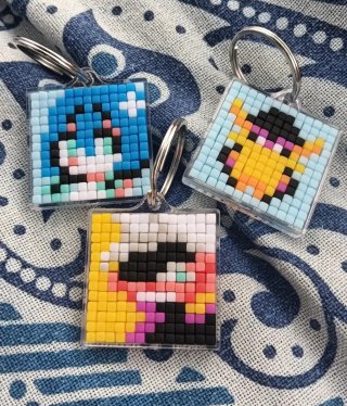Llaveros Pixelart Personalizables