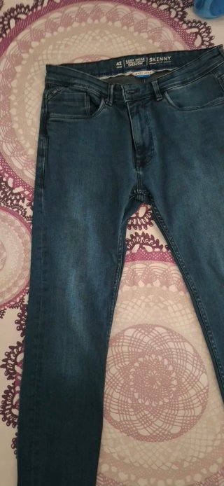 Pantalón Vaquero Skinny Azul Talla 42