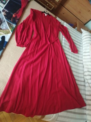 Vestido largo rojo