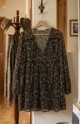 Vestido Zara Estampado