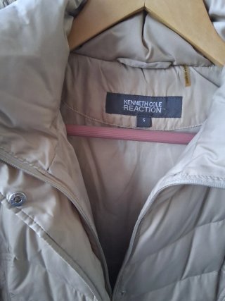 Abrigo Kenneth Cole Reaction Beige Talla S