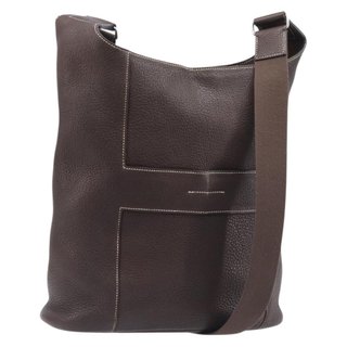 HERMES Good News GM Shoulder Bag Leather Dark