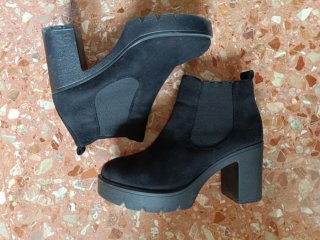 Botines Negros con Plataforma