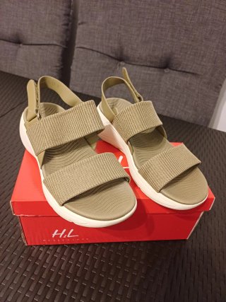 Sandalias H&L Verdes Talla 37