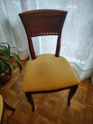 Set de 4 Sillas de Comedor de Madera