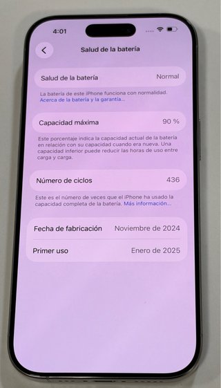 iPhone 16 Pro 128GB Plateado