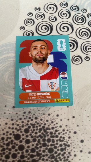 Cromo Panini Mateo Kovačić Mundial FIFA 2026