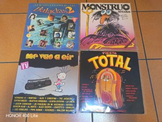 Lote 4 álbumes Vinilo Recopilatorios Pop Rock