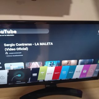 Televisión LG Negra