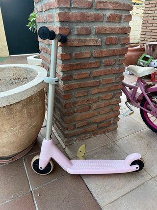 Patinete Oxelo Decathlon 2 ruedas rosa