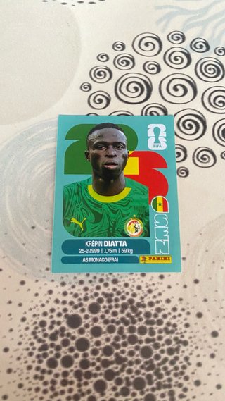 Cromo Panini Krépin Diatta - Mundial FIFA 2026