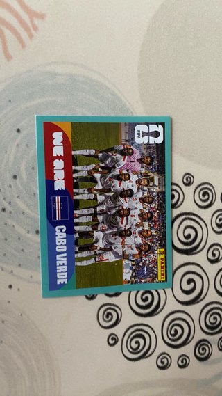Cromo Panini Selección Cabo Verde Mundial 2026